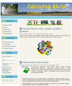 stránka školy