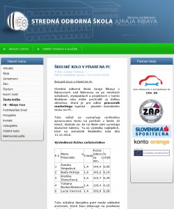 stránka školy