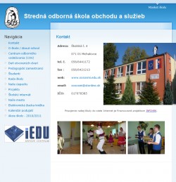 stránka školy