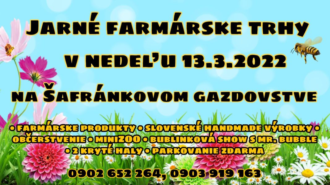 jarné farmárske trhy